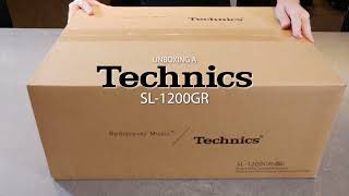 Unboxing a Technics SL1200GR Turntable [upl. by Erasmo]