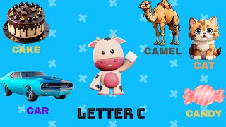 C is For  Phonics Letter C song  Learn Words with C  Nursery Rhymes  Kids Songs [upl. by Urbani949]