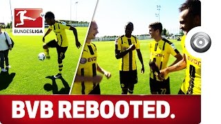 Aubameyang’s Skills and Cowboy Dembele  Borussia Dortmund Media Day [upl. by Nyladnor]