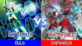 Sky Striker Vs Runick White Forest  DuLo Vs costanzilio  High Rated  Dueling Book [upl. by Haya383]