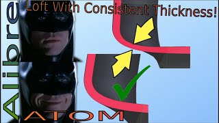 Method for Constant Thickness Lofting in Alibre AtomJOKO ENGINEERING [upl. by Naujet]