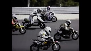 カナタとユイトの戦い2012108徳島ミニバイクレースキッズ決勝 [upl. by Nimajnab]