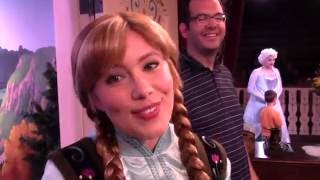 Royal Sommerhus FROZEN Anna Elsa Character Meet and Greet in Norway  World Showcase Epcot [upl. by Aihpled3]