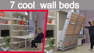 7 must have wall beds and murphy beds for room space saving designs and ideas [upl. by Attevad803]