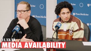 Philadelphia 76ers Postgame Media Availability  Coach Nurse and Jared McCain  111324 [upl. by Stolzer]