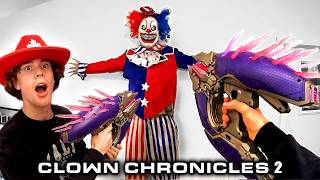 NERF WAR  THE KILLER CLOWN CHRONICLES 2  The Movie [upl. by Bobseine487]