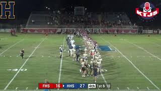 Hobart vs Frederick Football 1010 [upl. by Aisor]