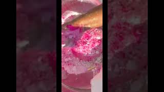 Pink crunchy crispy crush 🥰LadyLeoASMR gymchalk asmrshortvideo [upl. by Amatruda]