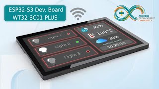 WT32SC01PLUS smart touch switch weather station watch बनाएं  Wirelesstag  Arduino project [upl. by Navonod]