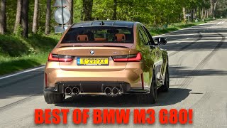 BEST OF BMW M3 G80 Engine Sounds Stock Exhaust MANHART Fi R44 MPerformance Mosselman Etc [upl. by Adnilam844]