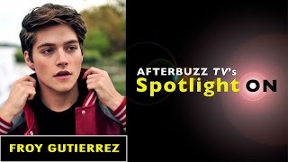 Froy Gutierrez Interview  AfterBuzz TVs Spotlight On [upl. by Eceertal]