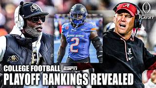 Week 14 College Football Playoff Rankings REVEALED 👀  ESPN College Football [upl. by Derward]