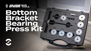 Bottom Bracket Bearing Press Kit  Product Overview  Unior Bike Tools [upl. by Eliam]