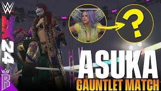 WWE 2K24 Gauntlet Match Asuka Vs  WWE2K24 [upl. by Erinna]