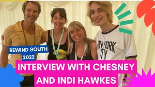 Chesney Hawkes amp son Indi  interview at Rewind Festival 2022 [upl. by Damle]