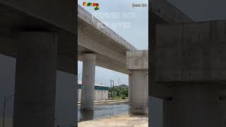 The Flowerpot Flyover Project A Drones View of Ghanas Infrastructure Progressing 🇬🇭 ghana accra [upl. by Virnelli]