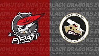 VIDEOPIRATI LIVE Piráti Chomutov vs EHC TecArt Black Dragons Erfurt [upl. by Codi756]