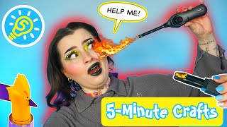 OH NO 😭 MakeUp 5 MINUTE CRAFTS aus TIKTOK 🤯 [upl. by Farmann]