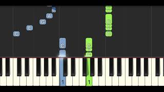 Banana Song Despicable Me 2 Minions Piano Tutorial [upl. by Heddy]