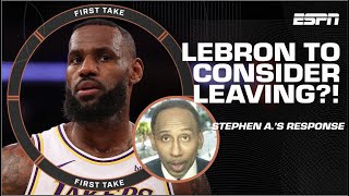 RICH PAUL IS OUTTA CONTROL  Stephen A makes a case for LeBron to Knicks 🍿  First Take [upl. by Garret807]