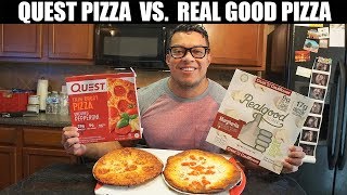 Quest Pizza vs Real Good PizzaWhich KETO PIZZA Is Better [upl. by Eenrahc]