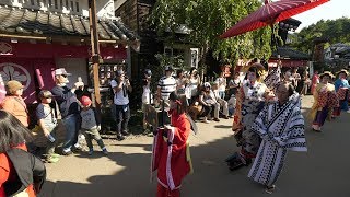 4K・ 【4K】Oiran procession in Nikko Edo Wonderland [upl. by Apur]