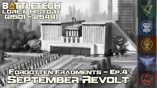 BattleTech Lore amp History  Fragments from the Age of War September Revolt MechWarrior Lore [upl. by Stacia]