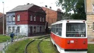 Die Straßenbahn in Daugavpils  Tramvaju Daugavpilī 20072009 [upl. by Eikkin788]