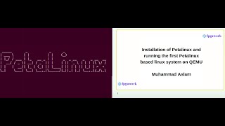 Installation of Petalinux and running its first program in Xilinx Quick Emulator QEMU [upl. by Budde]