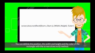 4 How to Draw Rectangle  Chapter 3 Drawing Shapes amp Text in Pygame Zero [upl. by Alane]