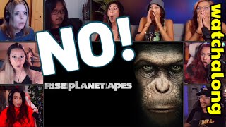 Caesar Speaks  The Rise of the Planet of the Apes 2011 Realtime First Time Movie Reactions [upl. by Oruntha]