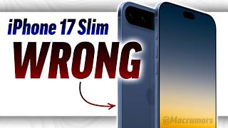 iPhone 17 Slim Leaks  Why Everyone is WRONG [upl. by Rollo988]