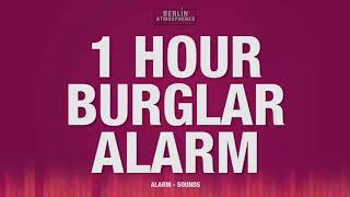 1 Hour Burglar Alarm SOUND EFFECT  1 Hr Einbruch Alarm Alarmanlage SOUNDS SFX [upl. by Aytida]