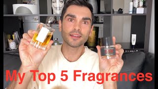 My Top 5 Fragrances [upl. by Gnemgnok153]