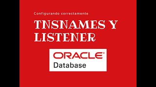 Tnsnames y Listener en Oracle cómo configurar para conexiones remotas [upl. by Refenej571]