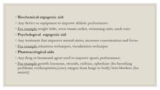 Nutritional Ergogenic aids [upl. by Christianity208]