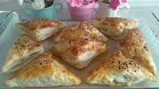 5 Dakikada Milföylü Çıtır Börek Tarifi [upl. by Ahsemo971]