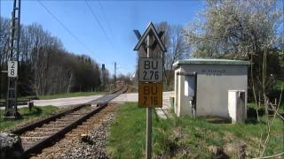 Züge zwischen Holzkirchen und Kreuzstrasse  042015 [upl. by Hajidak73]