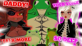 people react to a deep voice frog on vrchat [upl. by Nyved]