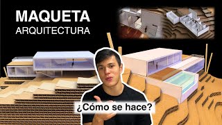 ¿Cómo se hace una maqueta de arquitectura paso a paso con Maqueta en terreno inclinado [upl. by Judas]