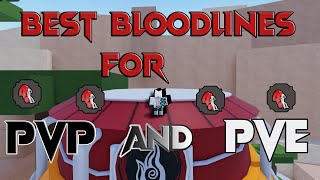 BEST PVP AND PVE BLOODLINES IN SHINDO LIFE🔴 [upl. by Adnotal]