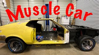 2nd BEST Day In Muscle Car Madness Garage Carb Update Paint amp Body for s 1972 Ford Mach 1 RCode [upl. by Nerb617]