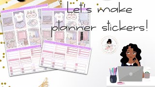 Lets make planner stickers DIY Classic Happy Planner Template for Cricut Users [upl. by Spanos]