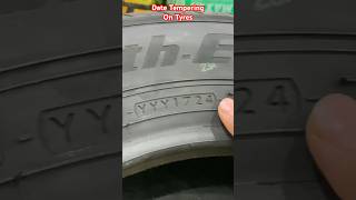 How to check date tempering on tyres qualitytyres datetempering qualitytyres tyretech [upl. by Ehtylb]