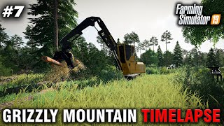 FS19 Grizzly Mountain Timelapse 7 Processing Trees [upl. by Ahcorb]