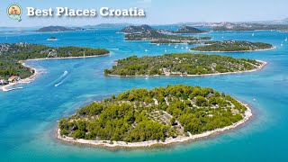 De mooiste plekken in Kroatië  Best places to visit in Croatia Drone video [upl. by Eladnwahs739]