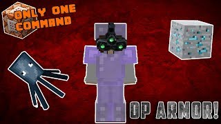 OP ARMOR  Minecraft Command Block Creations [upl. by Lehcor]