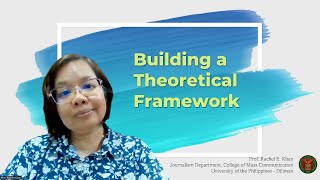 Thesis 101 Building a Theoretical Framework [upl. by Aiuqenehs]