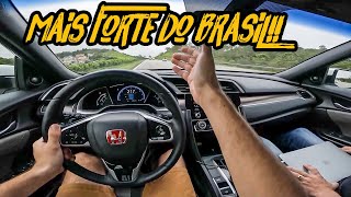 CIVIC TOURING 2021 CVT STG3  300CV🔥🚀PRIMEIRO ROLE ACELERANDO TUDO [upl. by Dinse]