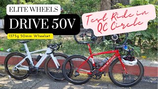 Elite Wheels Drive 50V Test Ride in QC Circle [upl. by Husein]